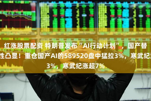 红涨股票配资 特朗普发布“AI行动计划”，国产替代重要性凸显！重仓国产AI的589520盘中猛拉3%，寒武纪涨超7%