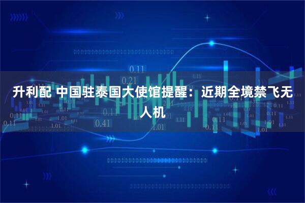 升利配 中国驻泰国大使馆提醒：近期全境禁飞无人机